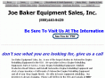 joebakerequipsales.com