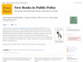 newbooksinpublicpolicy.com