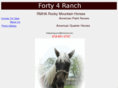 forty4rockymountainhorseranch.com