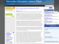 secondaryeducationlessonplans.net