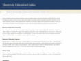 mastersineducationguides.org
