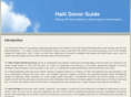 thehaitidonorguide.com