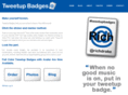 tweetupbadges.com