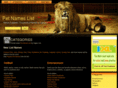 petnameslist.com