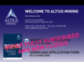 altiusmining.com