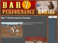 bar7horses.com