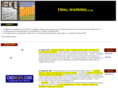 final-warning.org