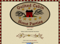 quiltedcabinhomeparties.com