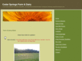 cedarspringsfarmdairy.com