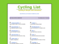 cyclinglist.com