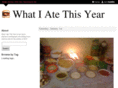 whatiatethisyear.com