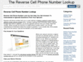 thereversecellphonenumberlookup.com