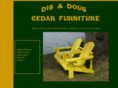 diganddougcedarfurniture.com