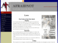 afraidnot.org
