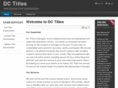 dctitles.com