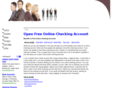 openfreeonlinecheckingaccount.com