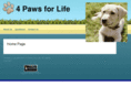 4pawsforlife.org