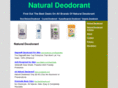 naturaldeodorant.org