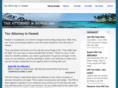taxattorneyinhawaii.com