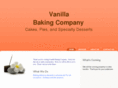 vanillabakingcompany.com