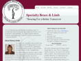 specialtybrace.com