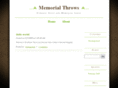 memorialthrows.com