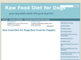 rawfooddietfordogs.com