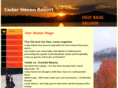cedarhavenresort.com
