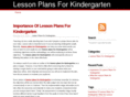 lessonplansforkindergarten.org