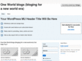 oneworldblogs.com