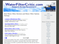 waterfiltercritic.com