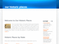 ourhistoricplaces.com