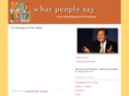 whatpeoplesay.org