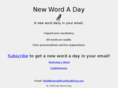 newwordaday.com