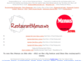 restaurantmenus.ws