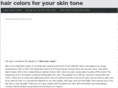 haircolorsforyourskintone.com