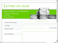 lettresenligne.net