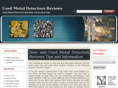 usedmetaldetectorsreviews.com