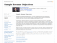 sampleresumeobjectives.org