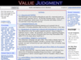 valuejudgment.org