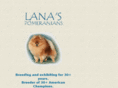 lanaspomeranians.com