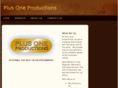 plusoneproductions.biz