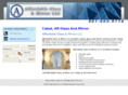 affordableglassandmirrorcabot.com