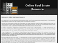 online-real-estate-resource.com