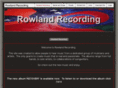 rowlandrecording.com