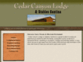 cedarcanyonlodge.net