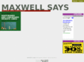 maxwellsays.com