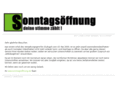 sonntagsoeffnung.info