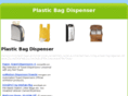 plasticbagdispenser.net