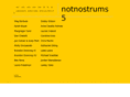 notnostrums.com